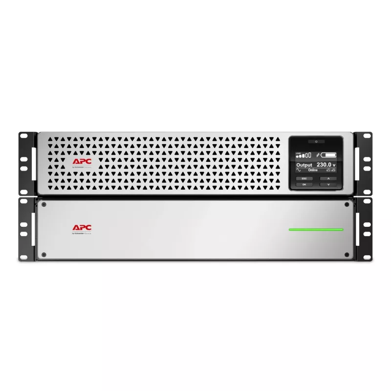 APC Smart-UPS On-Line, 2200VA, liitiumioon, rackmonteeritav 4U, 230V, 6x C13+2x C19 IEC pistikupesa, võrgukaart, pikendatud pikk tööaeg, siinikomplekt kaasas
