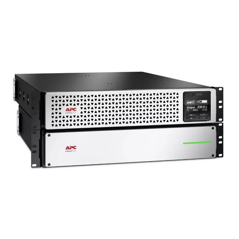 APC Smart-UPS On-Line, 2200VA, liitiumioon, rackmonteeritav 4U, 230V, 6x C13+2x C19 IEC pistikupesa, võrgukaart, pikendatud pikk tööaeg, siinikomplekt kaasas
