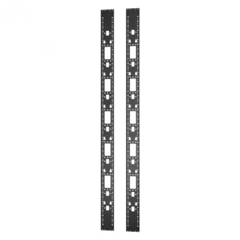 Rack rail APC ER7RCC48 — 0U, must, 129 mm laius, 2135 mm kõrgus, paigaldussügavus max 1 cm (2 tk)