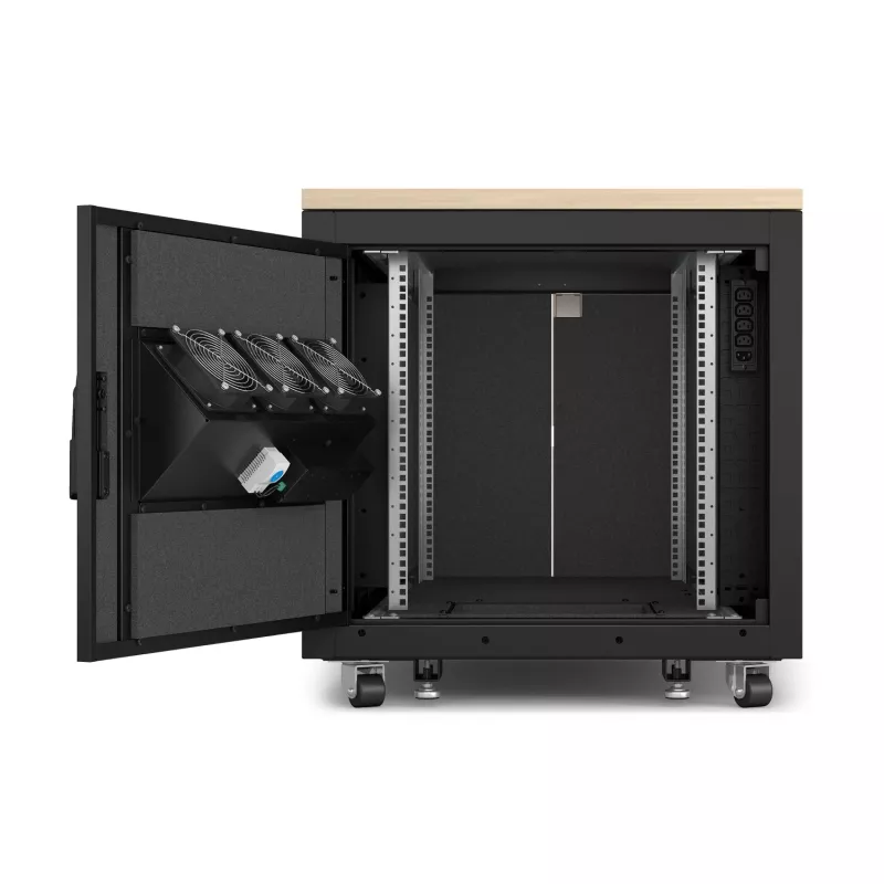 APC NetShelter Soundproof, 12U, Serveririiuli korpus, Maple
