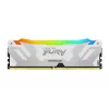 Lauaarvuti DDR5 32 GB 6400 MT/s CL32 288-kontaktine DIMM Kingston FURY Renegade RGB valge 1,4 V