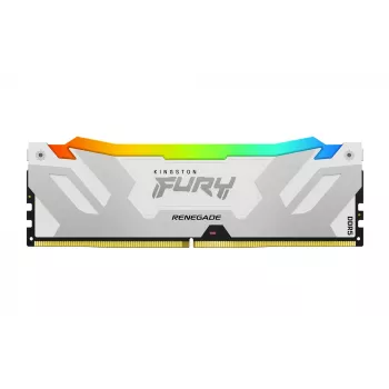 Lauaarvuti DDR5 32 GB 6400 MT/s CL32 288-kontaktine DIMM Kingston FURY Renegade RGB valge 1,4 V