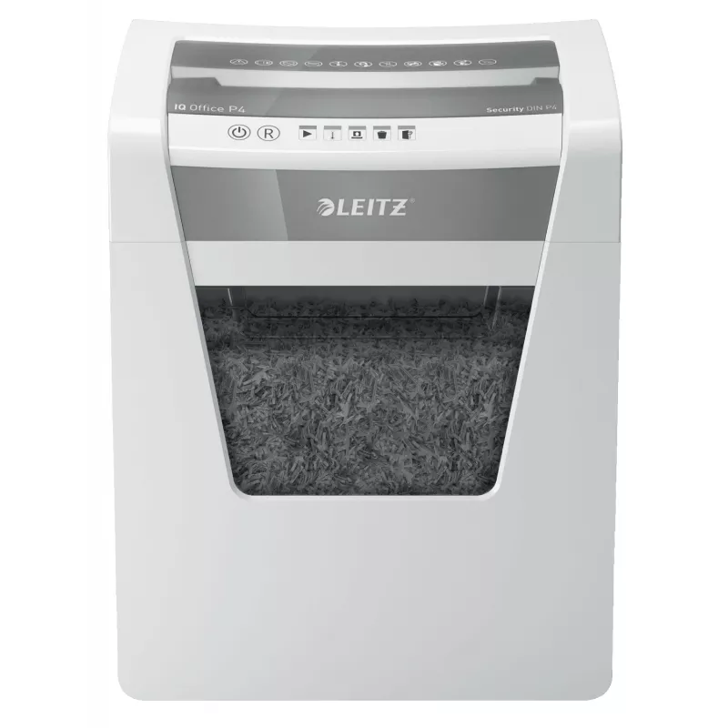 Leitz IQ Office paberipurustaja P4, ristlõikus, 22,3 cm, 4 x 40 mm, 23 L, 225 lehte, 55 dB