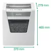 Leitz IQ Office paberipurustaja P4, ristlõikus, 22,3 cm, 4 x 40 mm, 23 L, 225 lehte, 55 dB