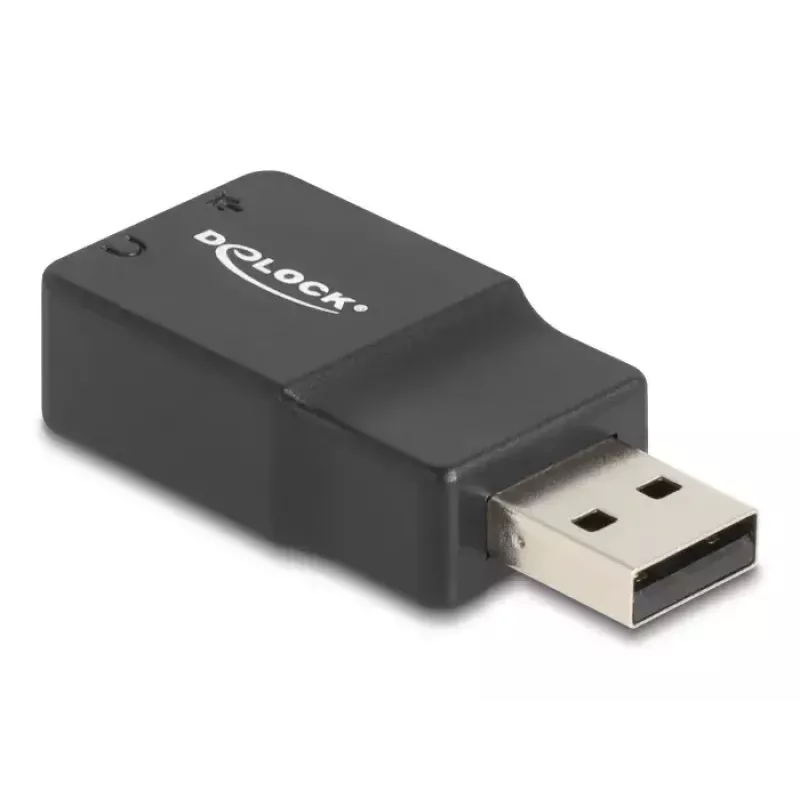 DeLOCK väline USB-helikaart DeLOCK 66634 USB-A kuni 2 x 3,5 mm
