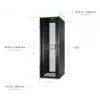 APC NetShelter SX, Serveririiuli korpus, Gen 2, 52U, 2436H x 800W x 1200D mm, külgedega, must