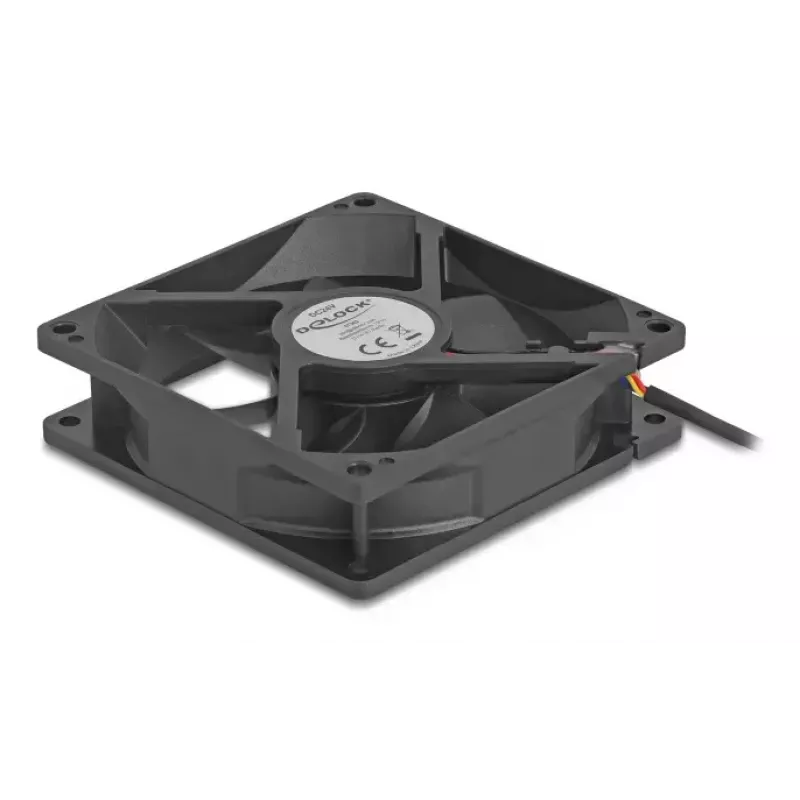 Ventilaator DeLOCK 67302 9,2 cm Must kuullaager