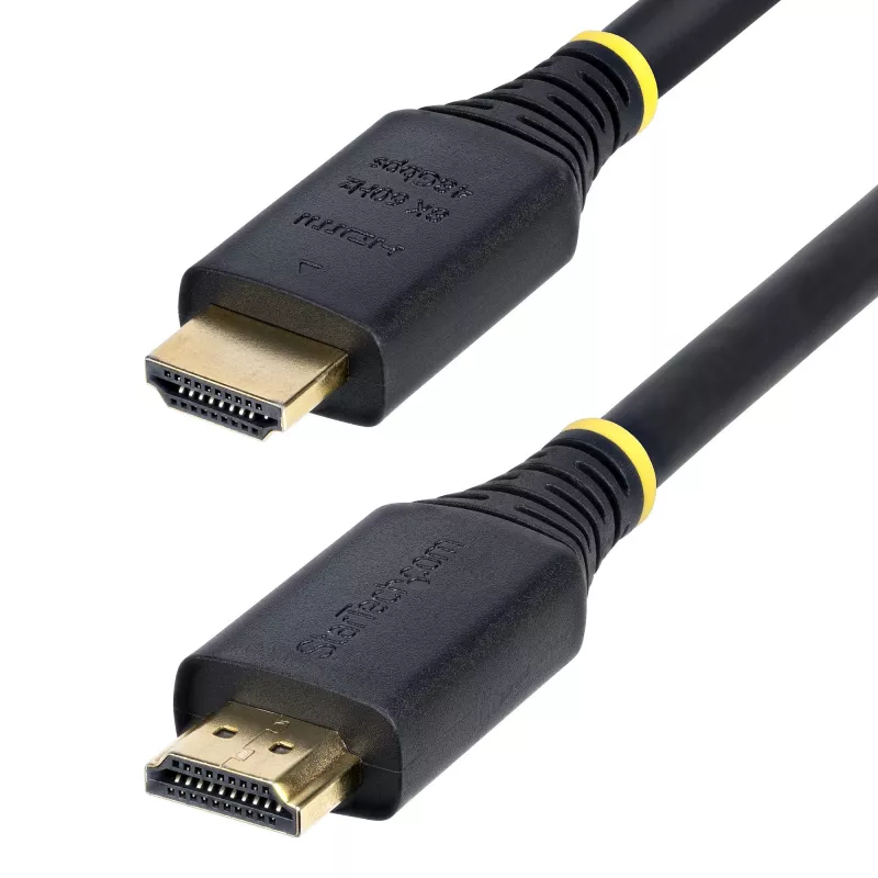 StarTech.com 5m (16ft) sertifitseeritud ülikiire HDMI-kaabel, 8K 60Hz/4K 120Hz, HDMI 2.1 kaabel HDR10+ / eARC-ga, 48Gbps, 8K HDMI-juhe monitorile/telerile/ekraanile, painduv TPE-ümbris
