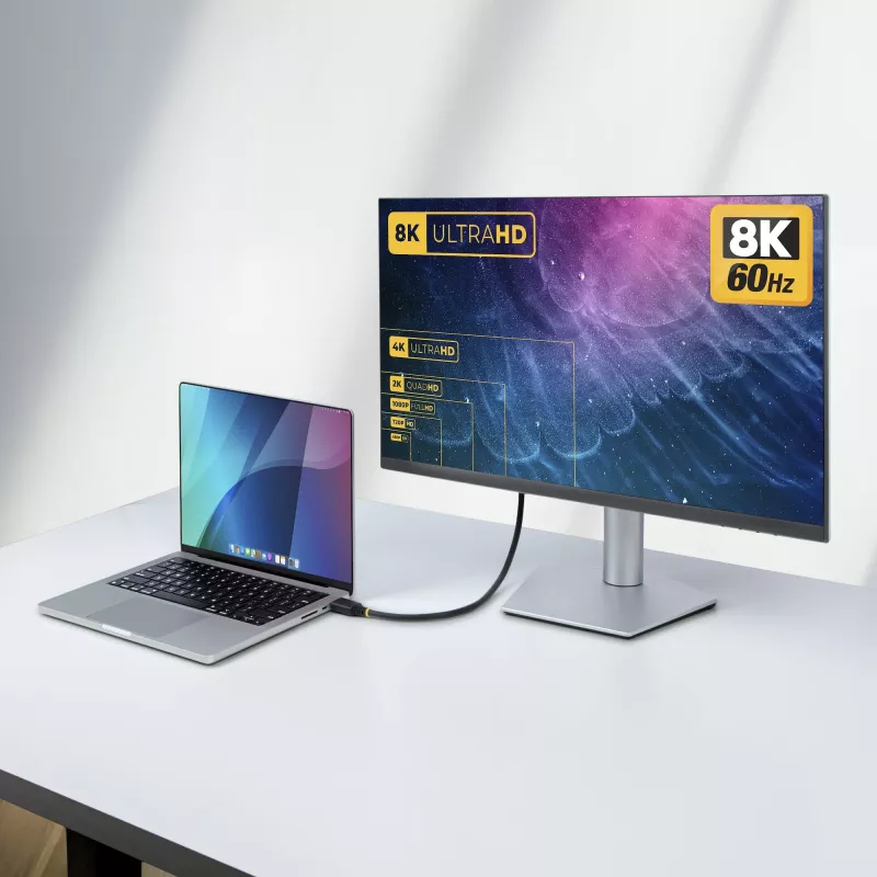 StarTech.com 5m (16ft) sertifitseeritud ülikiire HDMI-kaabel, 8K 60Hz/4K 120Hz, HDMI 2.1 kaabel HDR10+ / eARC-ga, 48Gbps, 8K HDMI-juhe monitorile/telerile/ekraanile, painduv TPE-ümbris