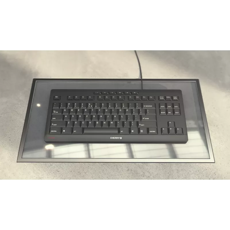 Klaviatuur CHERRY STREAM TKL Universal USB QWERTY Inglise Valge 93 klahvi