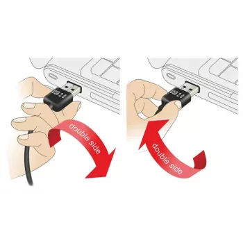 USB-kaabel DeLOCK 1m USB 2.0 A - mini USB m/m