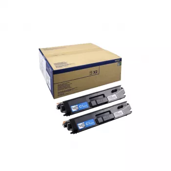 Tonerikassett Brother TN-900CTWIN tsüaan 2-pack, laser, mahutavus 12 000 lehekülge