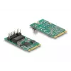 DeLOCK 95272 sisemine võrgukaart 2500 Mbit/s juhtmega M.2 Ethernet