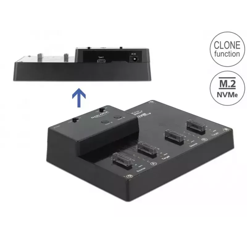 Dokkimisjaam DeLOCK 64124 USB 3.2 Gen 2 USB-C Must SSD M.2