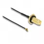 Antennikaabel DeLOCK RP-SMA emane I-PEX MHF I 35 cm