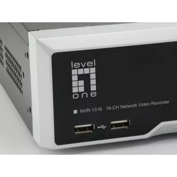 LevelOne GEMINI 16-kanaliline võrguvideosalvesti, H.265, 16 kanalit, 3840 x 2160 pikslit, 128 kasutaja(t), H.264, H.264+, H.265, MPEG4, sisseehitatud LINUX, 256 Mbit/s