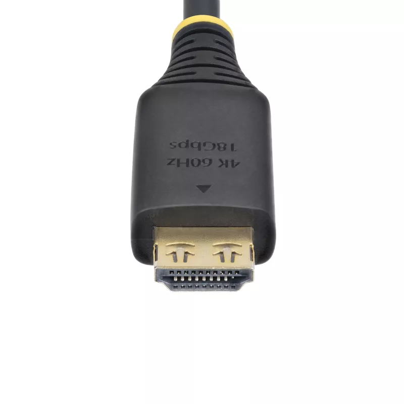 StarTech.com 1 m (3 jala) kiire HDMI-kaabel haarduvate pistikutega, 4K 60 Hz / 1440p 144 Hz, HDR10 / HDCP 2.2 / ARC, 18 Gbit/s, UHD HDMI-juhe telerile / monitorile / ekraanile, TPE-kest