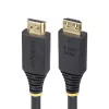 StarTech.com 50 cm (1,6 jala) kiire HDMI-kaabel haarduvate pistikutega, 4K 60 Hz / 1440p 144 Hz, HDR10 / HDCP 2.2 / ARC, 18 Gbit/s, UHD HDMI-juhe teleri / monitori / kuva jaoks, TPE-kest