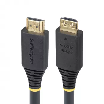 StarTech.com 7m (23ft) kiire HDMI-kaabel haarduvate pistikutega, 4K 60Hz/1440p 144Hz, HDR10/HDCP 2.2/ARC, 18Gbps, UHD HDMI-juhe telerile/monitorile/ekraanile, TPE-kest