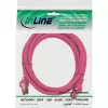 InLine patch-kaabel S/FTP PiMF Cat.6 250MHz PVC vask roosa 1m