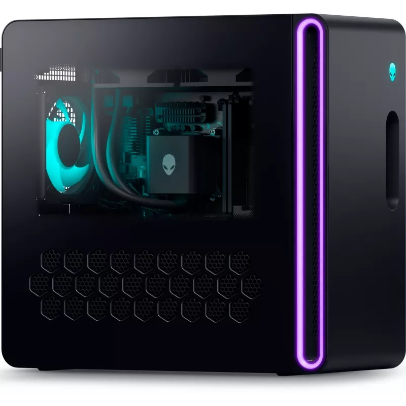 Alienware Aurora ACT1250 Intel Core Ultra 9 285K 32 GB DDR5-SDRAM 2 TB SSD NVIDIA GeForce RTX 5080 Windows 11 Home Lauaarvuti Must
