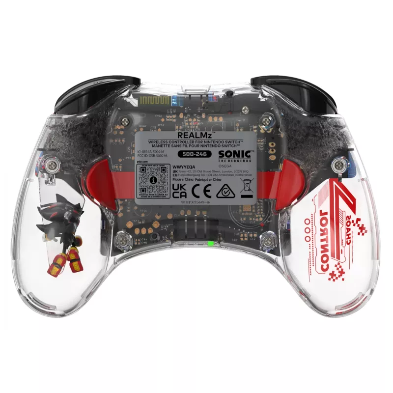 PDP Shadow Space Colony ARK REALMz mitmevärviline, läbipaistev USB mängupult Nintendo Switch