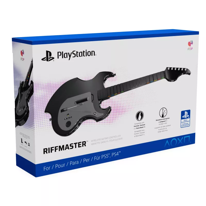 Kitarri PDP Riffmaster must hall juhtmevaba PC PS4 PS5 36h aku