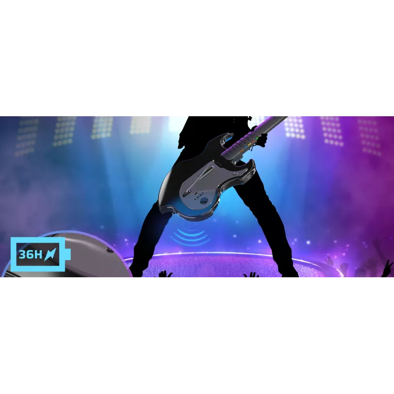 Kitarri PDP Riffmaster must hall juhtmevaba PC PS4 PS5 36h aku