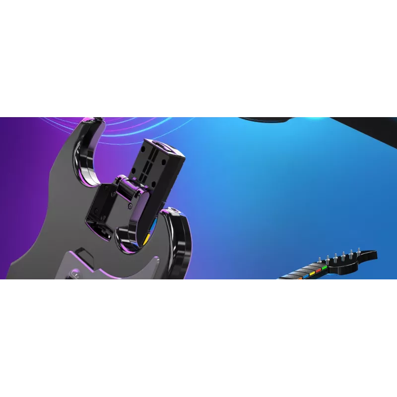 Kitarri PDP Riffmaster must hall juhtmevaba PC PS4 PS5 36h aku
