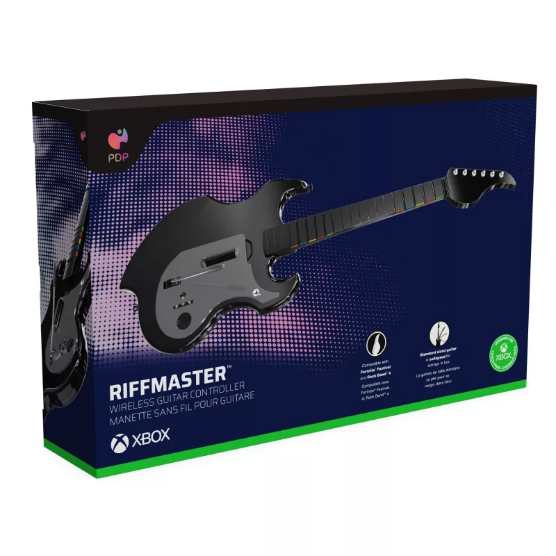 PDP Riffmaster Must, Hall Kitarr Analoog / Digitaalne PC, Xbox One, Xbox Series S, Xbox Series X