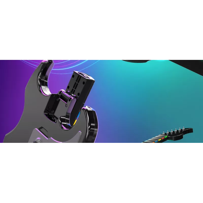 PDP Riffmaster Must, Hall Kitarr Analoog / Digitaalne PC, Xbox One, Xbox Series S, Xbox Series X