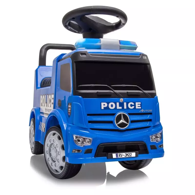 Sõiduauto Jamara Mercedes-Benz Antos Police 4 ratast valgusefektidega