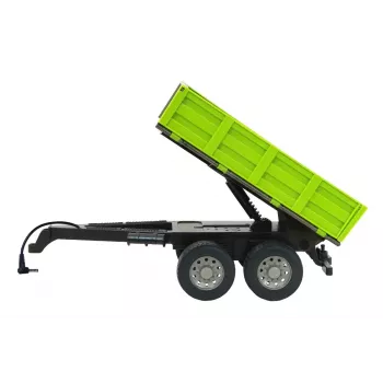 Rajaosa Jamara Tipper heleroheline RC-Traktor 1:16, must/roheline, 0,41 kg