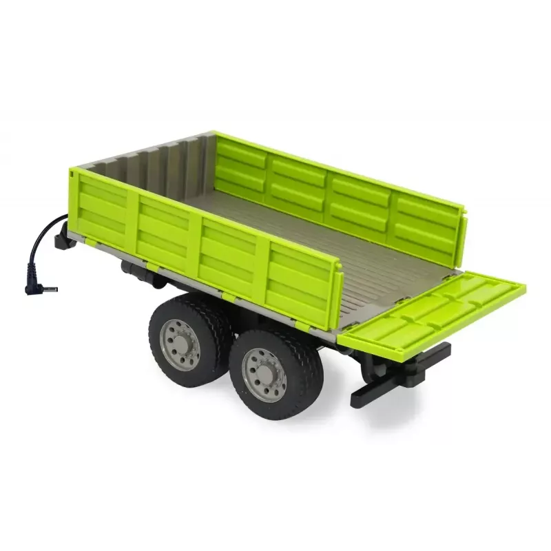 Rajaosa Jamara Tipper heleroheline RC-Traktor 1:16, must/roheline, 0,41 kg