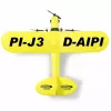 Lennuk Jamara Piper J3-CUB elektrimootor 150 mAh 106 g