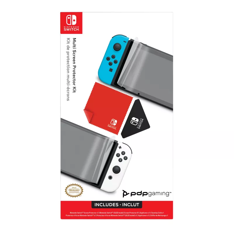 PDP Nintendo Switch & OLED mitmik ekraanikaitse komplekt