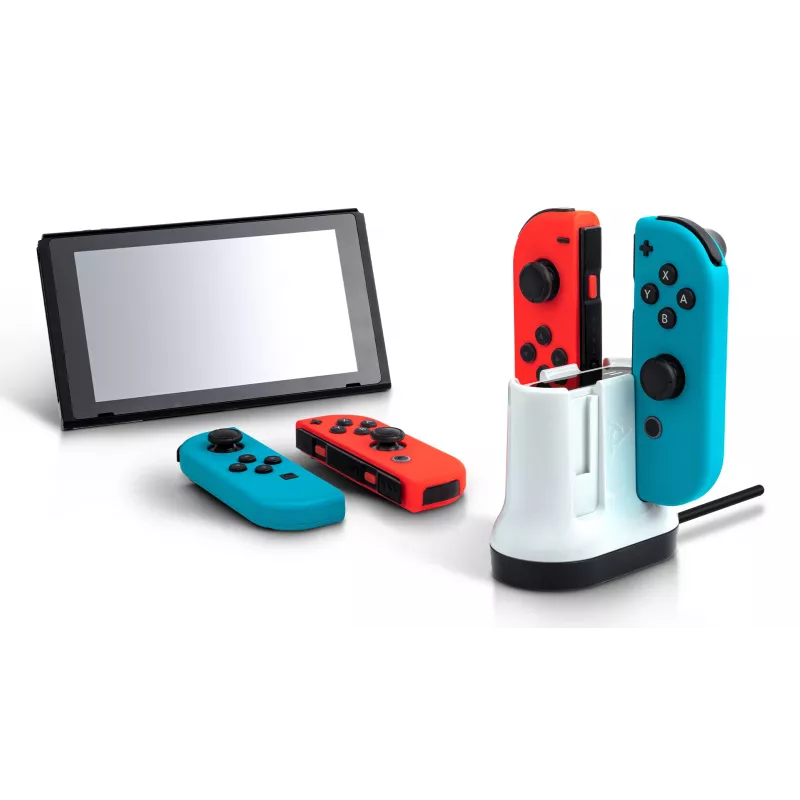 PDP Joy-Con Charging Shuttle, siseruumides, 1,524 m, valge