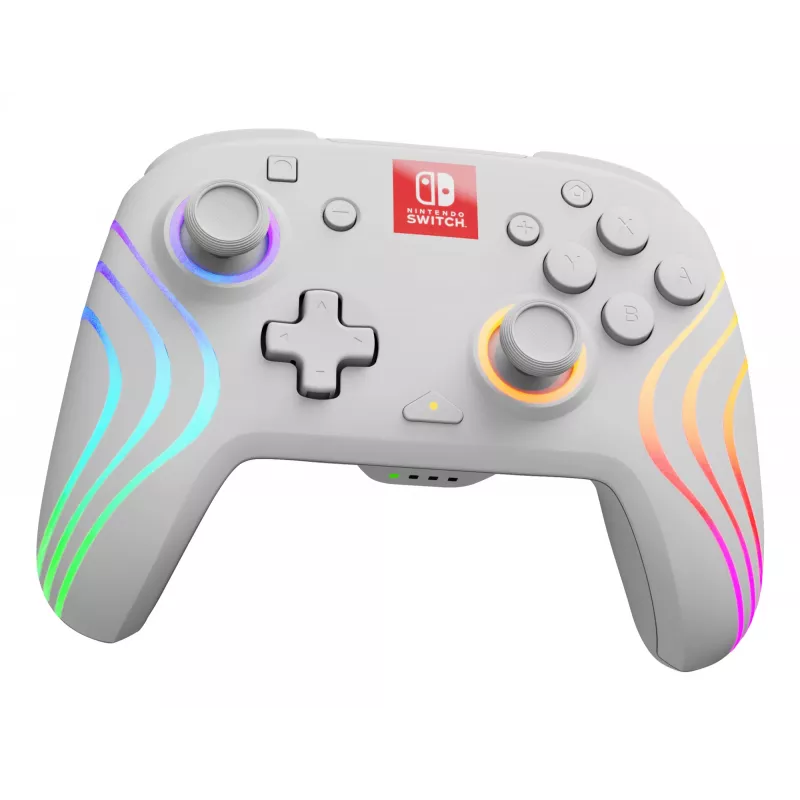 PDP Afterglow Wave Valge mängupult Analoog / Digitaalne Nintendo Switch, Nintendo Switch OLED