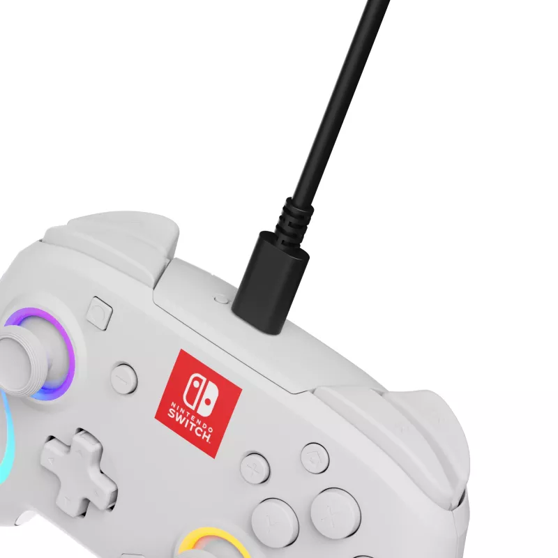 PDP Afterglow Wave Valge mängupult Analoog / Digitaalne Nintendo Switch, Nintendo Switch OLED