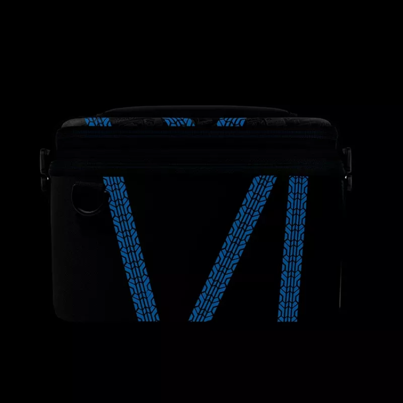 Kõvakohver PDP Nintendo Switch Kart Drift Overnight Case GLOW Must Sinine