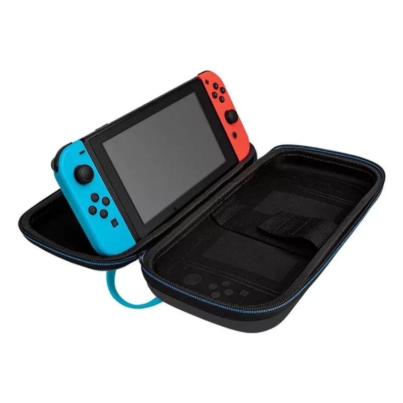 Kõvakohver PDP Nintendo Switch Kart Drift Overnight Case GLOW Must Sinine