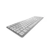 CHERRY KW 9100 õhuke FOR MAC klaviatuur universaalne USB + Bluetooth QWERTY inglise hõbedane