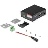 StarTech.com tööstuslik fiiber-Ethernet-meediumikonverter - 10/100/1000 Mbit/s SFP RJ45/Cat6-le - ühemoodiline/mitmemoodiline optiline fiiber vask-gigabitivõrgule - 12-56V DC - IP-30/ -40 kuni +75°C