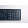 CHERRY KW 9100 õhuke klaviatuur Universaalne RF-juhtmevaba + Bluetooth Must