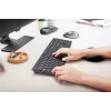 CHERRY KW 9100 õhuke klaviatuur Universaalne RF-juhtmevaba + Bluetooth Must