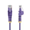 StarTech.com 7 m lilla õhuke CAT6 Etherneti kaabel, takerdumisvastane, 100 W PoE, UTP, LSZH, 28AWG puhtast vasest traat, õhuke RJ45 võrgukaabel koos tõmbetugevdustega, individuaalselt testitud