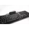 Juhtmega Cherry KC 1000 SC täissuuruses USB klaviatuur, QWERTZ paigutus, 109 klahvi, 1,8 m kaabel, must