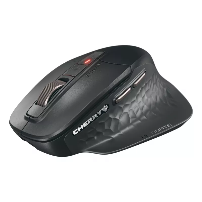 CHERRY Stream desktop ultimate klaviatuur ja hiir kodule/kontorile USB + RF juhtmevaba + Bluetooth AZERTY prantsuse must