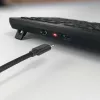 CHERRY Stream desktop ultimate klaviatuur ja hiir kodule/kontorile USB + RF juhtmevaba + Bluetooth AZERTY prantsuse must