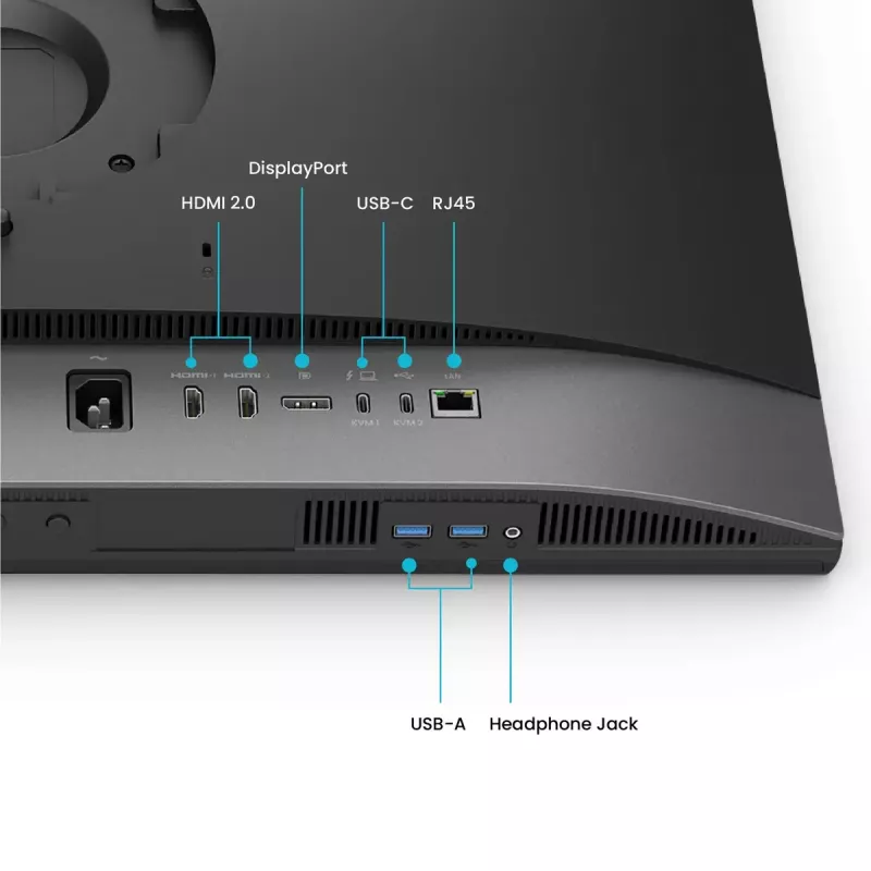 Arvutimonitor BenQ PD2770U 27-tolline 4K UHD (3840×2160) IPS LCD, 5 ms, 400 cd/m², USB 3.2 jaotur, VESA, kõrgusreguleeritav